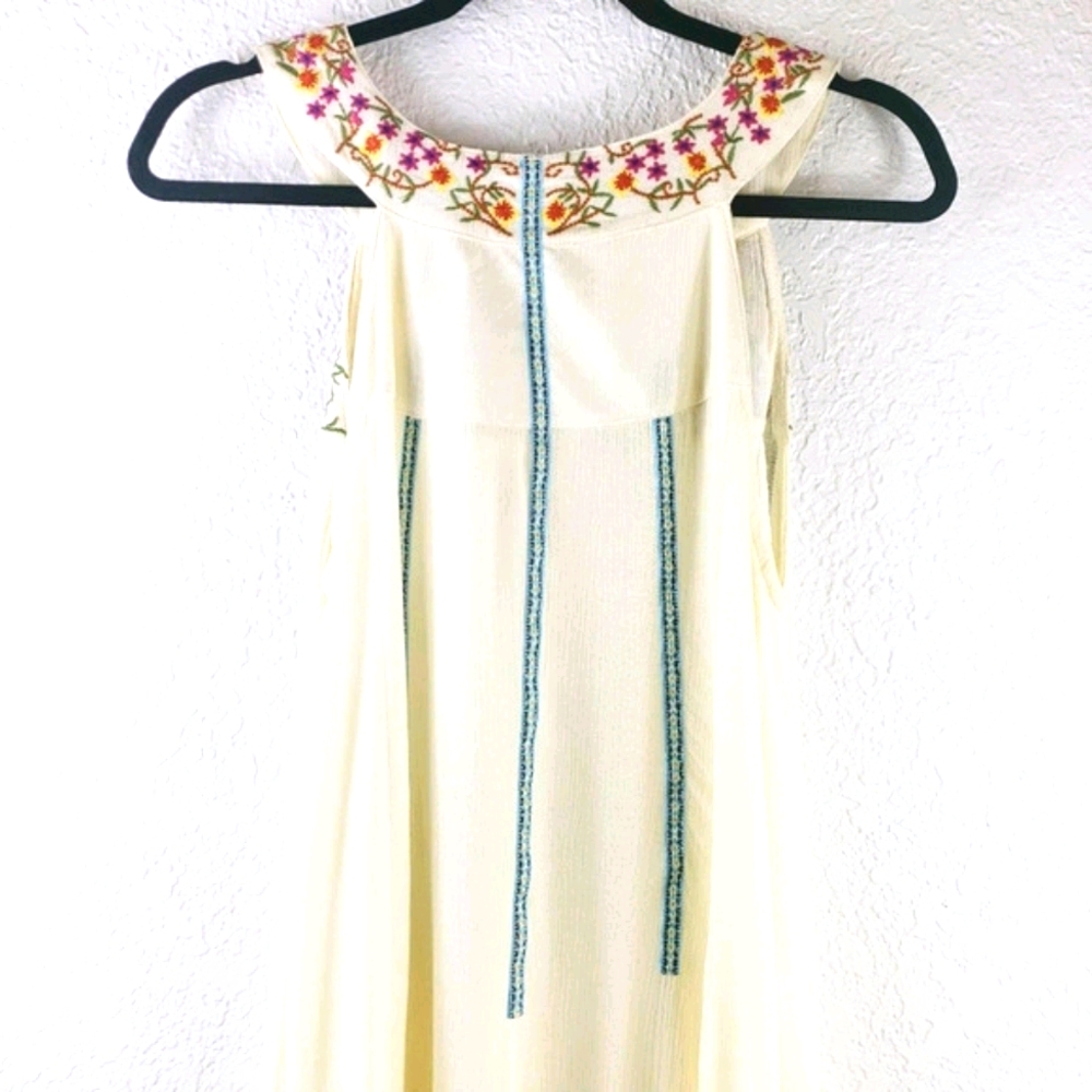 SHORELINE Floral Embroidered Hi-Low Dress S - Picture 8 of 11
